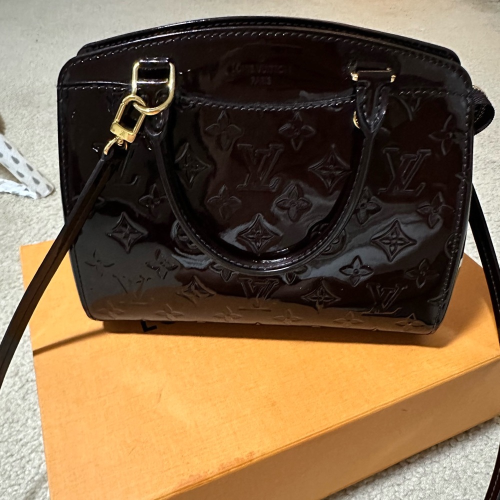 Louis Vuitton Amarante Monogram Vernis Brea PM